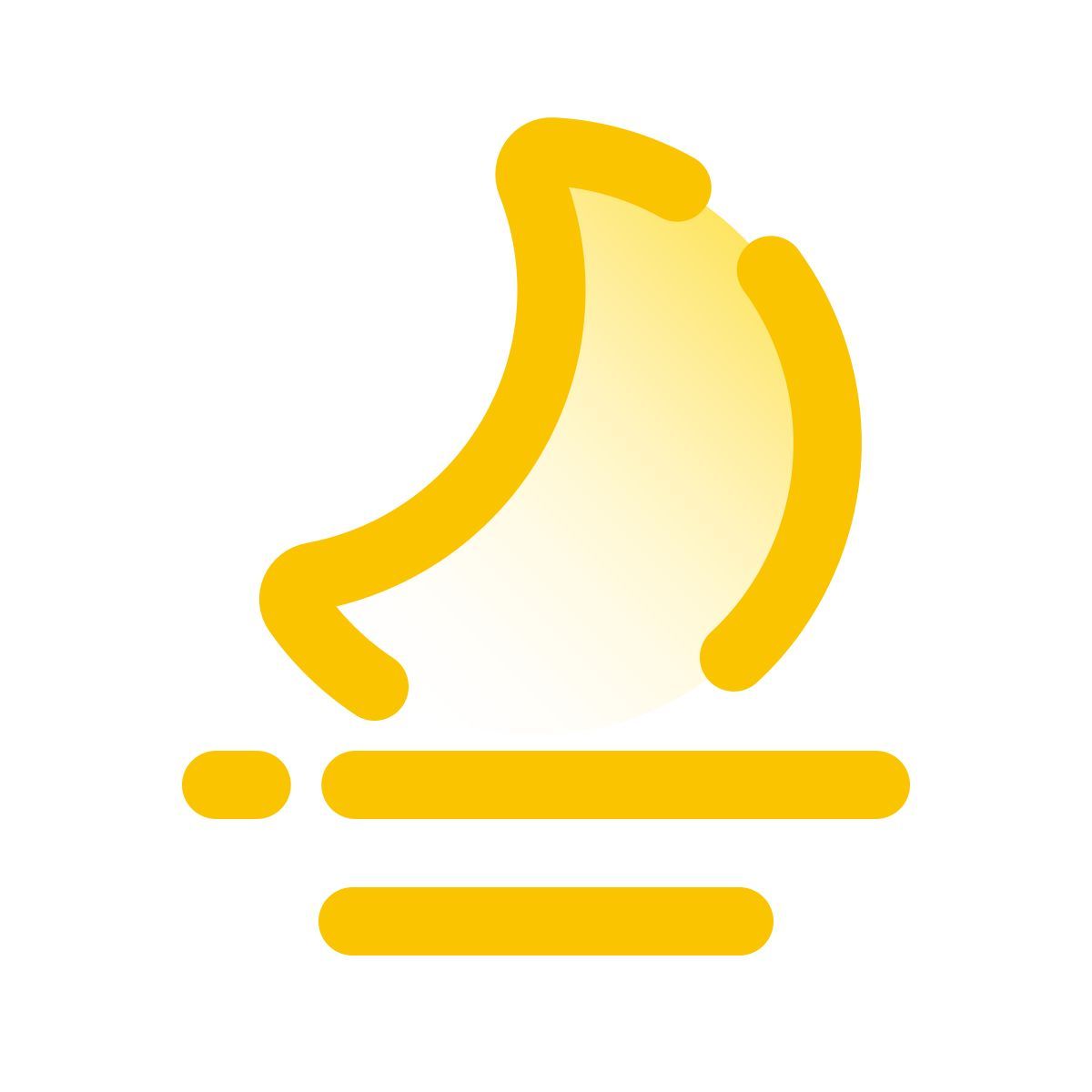 pulsar gradient style 안개 밤 icon