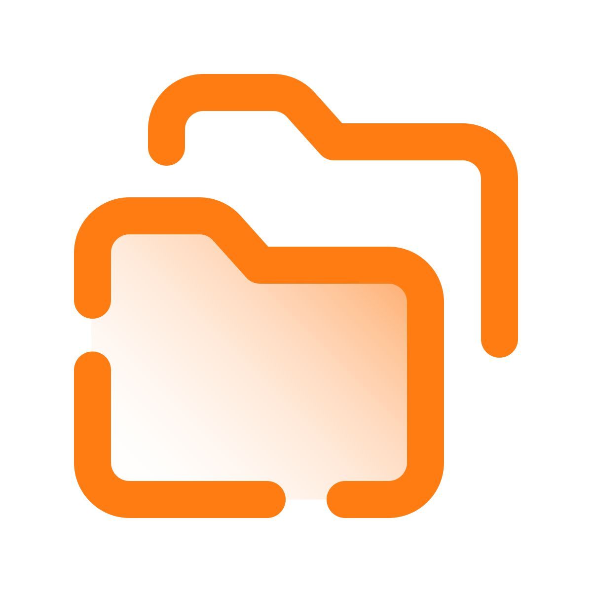 pulsar gradient style grupo de pastas icon