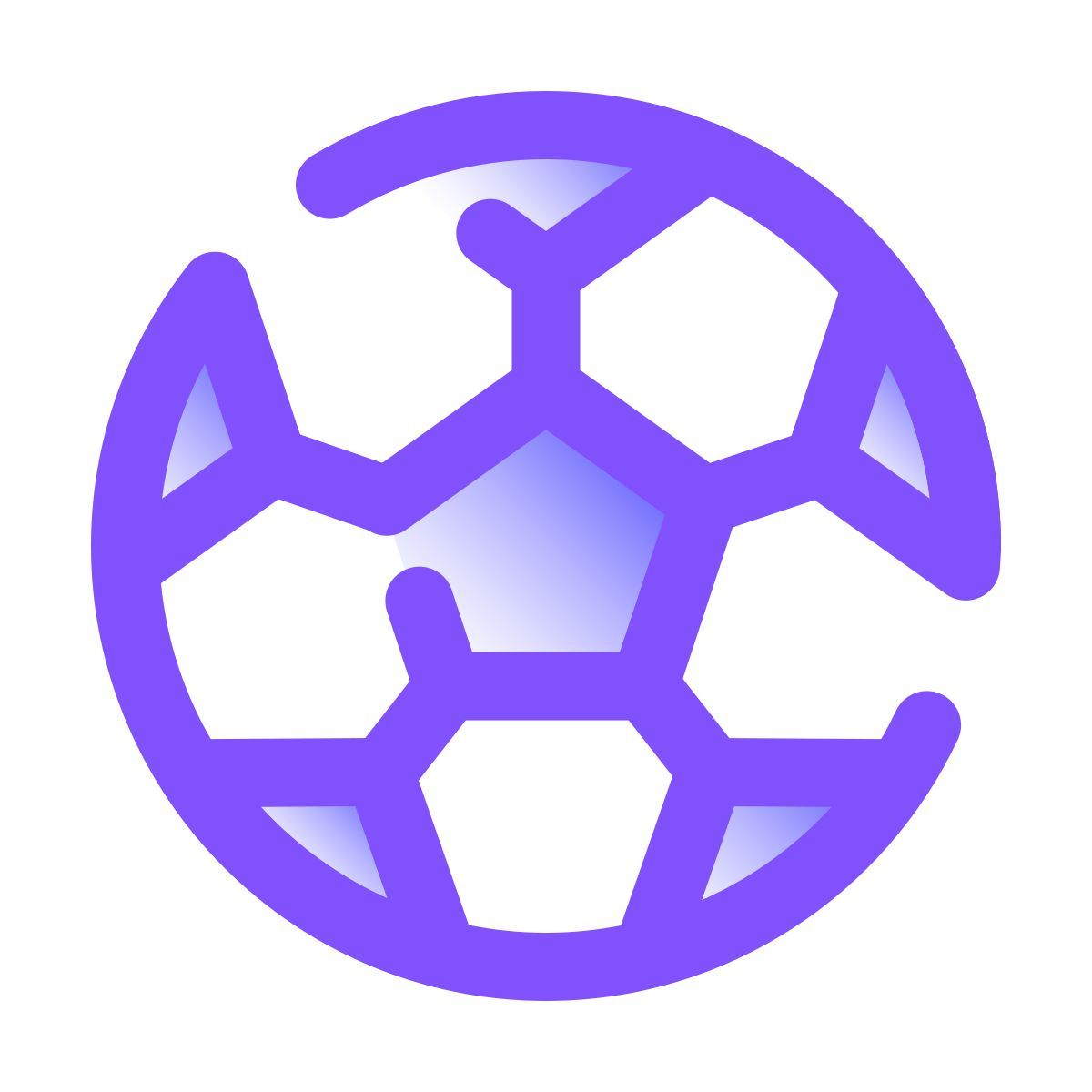 pulsar gradient style 축구 2 icon