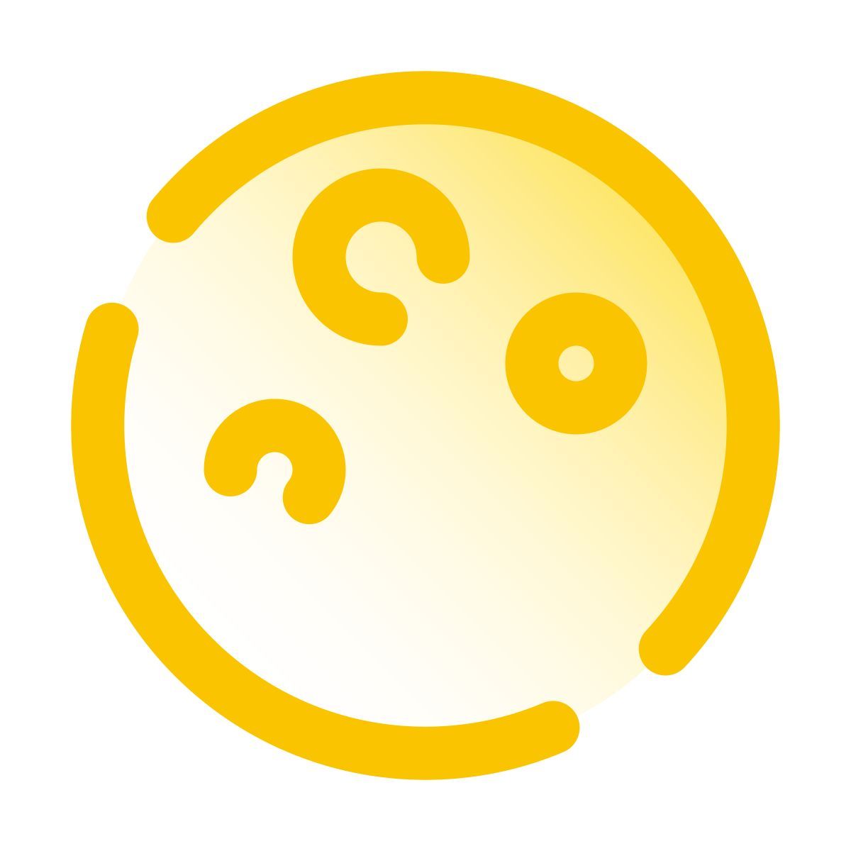 pulsar gradient style 보름달 icon