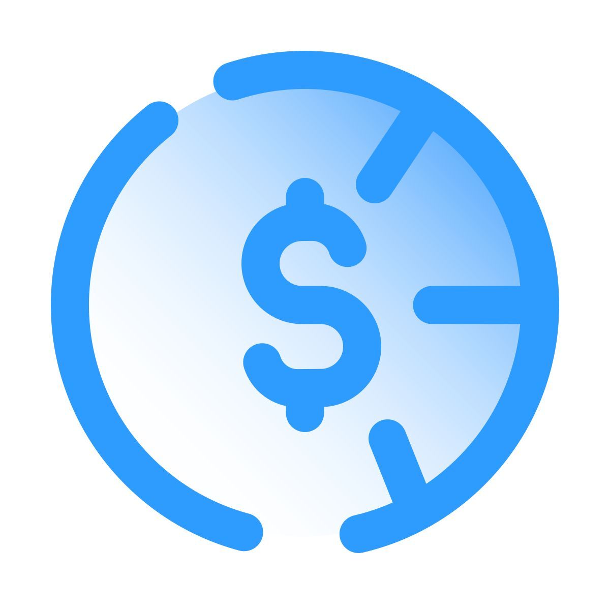 pulsar gradient style buchhaltung icon