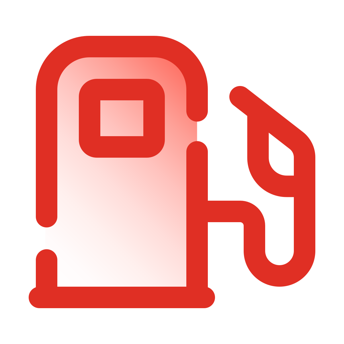 pulsar gradient style gas station icon