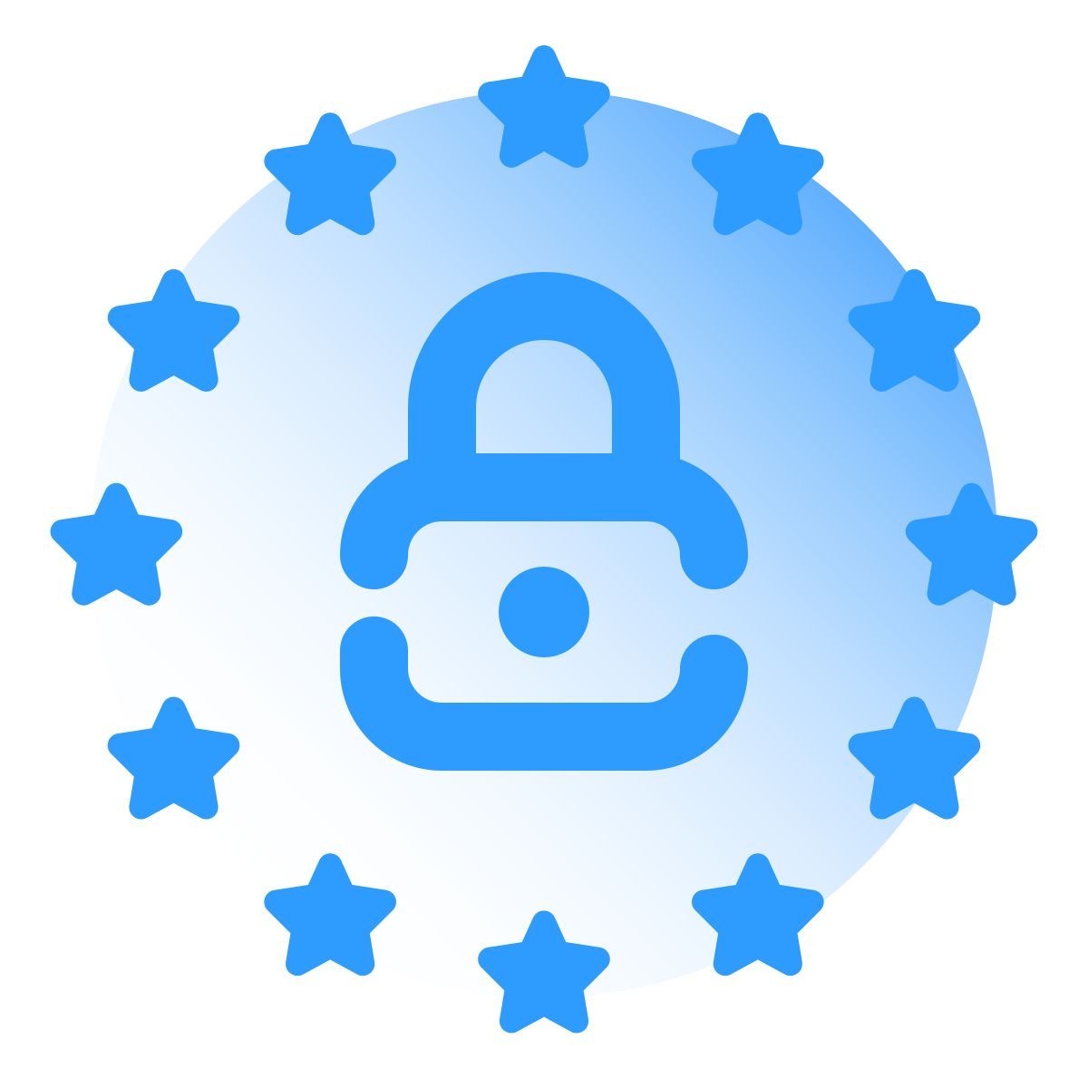 pulsar gradient style gdpr icon