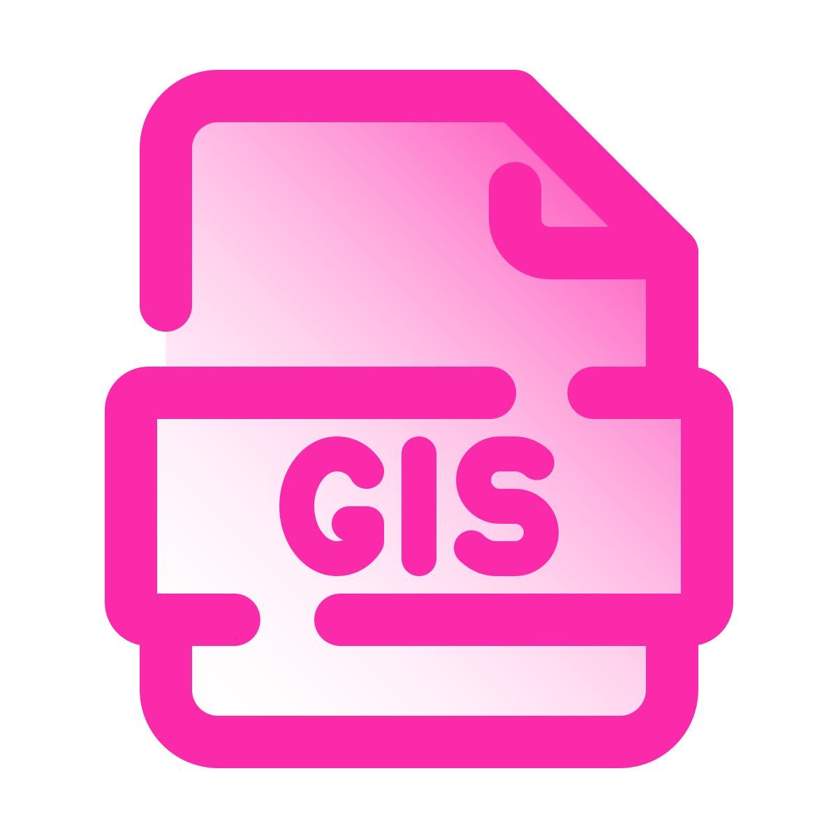 pulsar gradient style gis icon