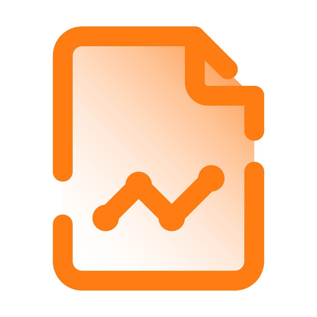 pulsar gradient style 그래프 보고서 icon