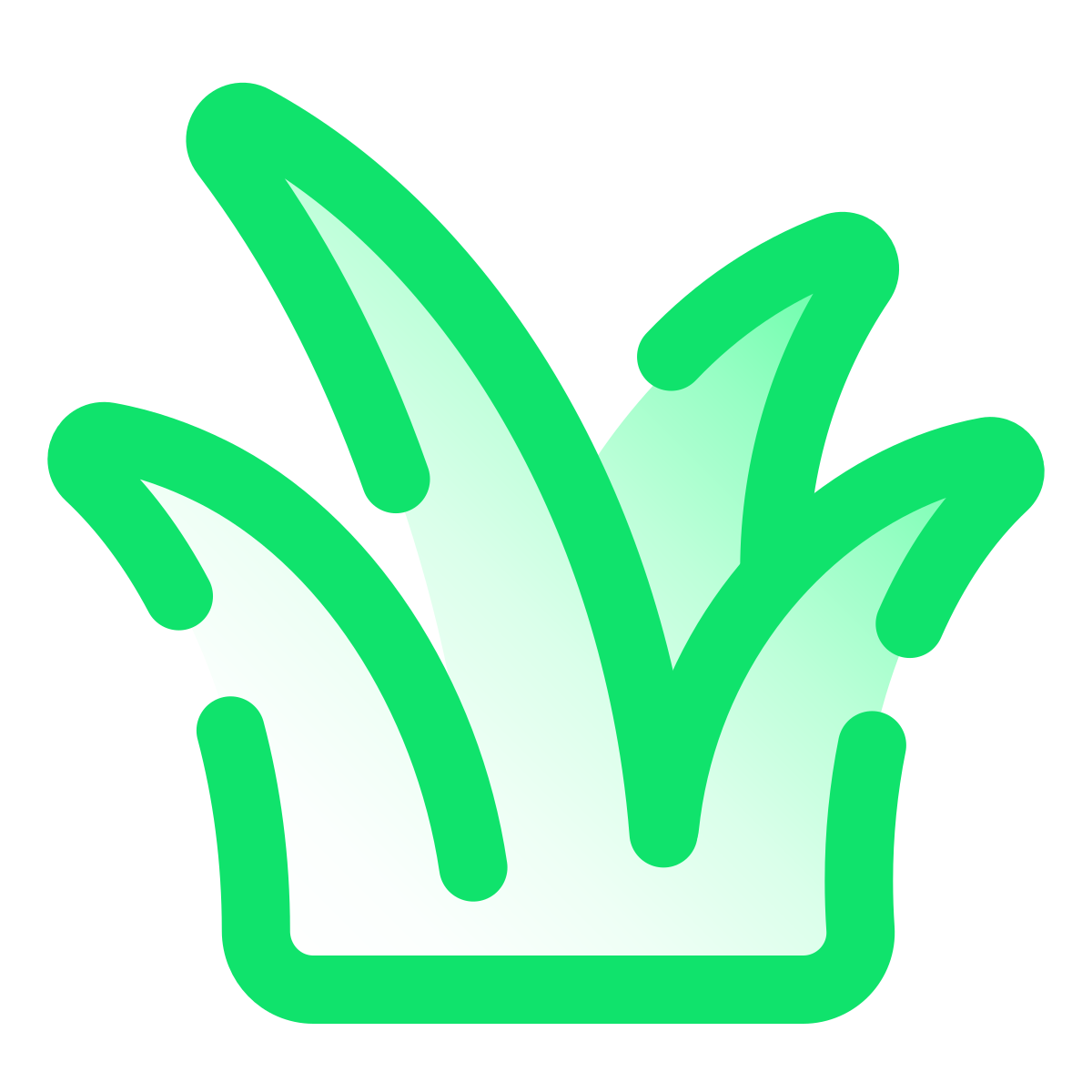 pulsar gradient style grass icon