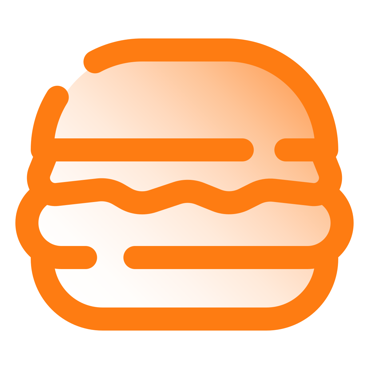pulsar gradient style hamburger icon