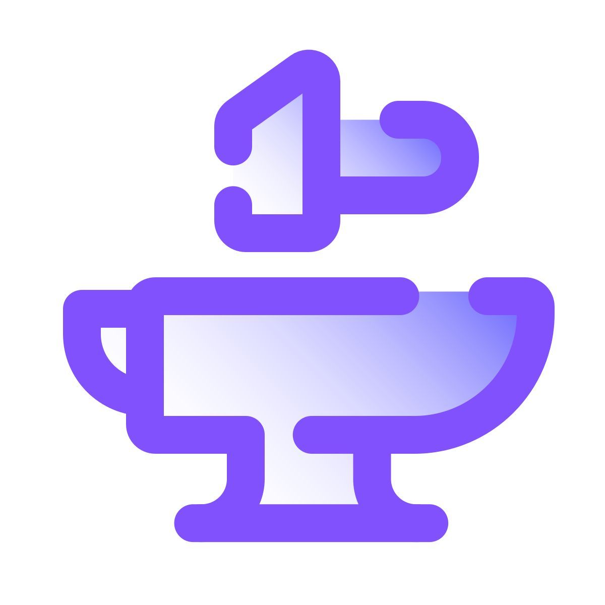 pulsar gradient style marteau et enclume icon