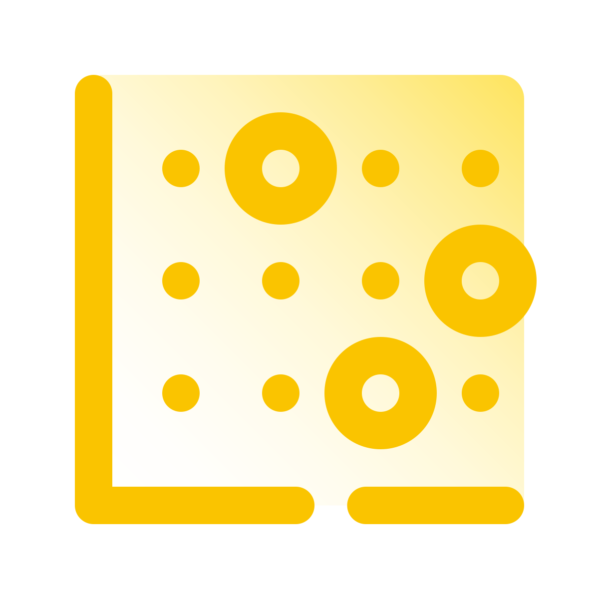 pulsar gradient style heat map icon
