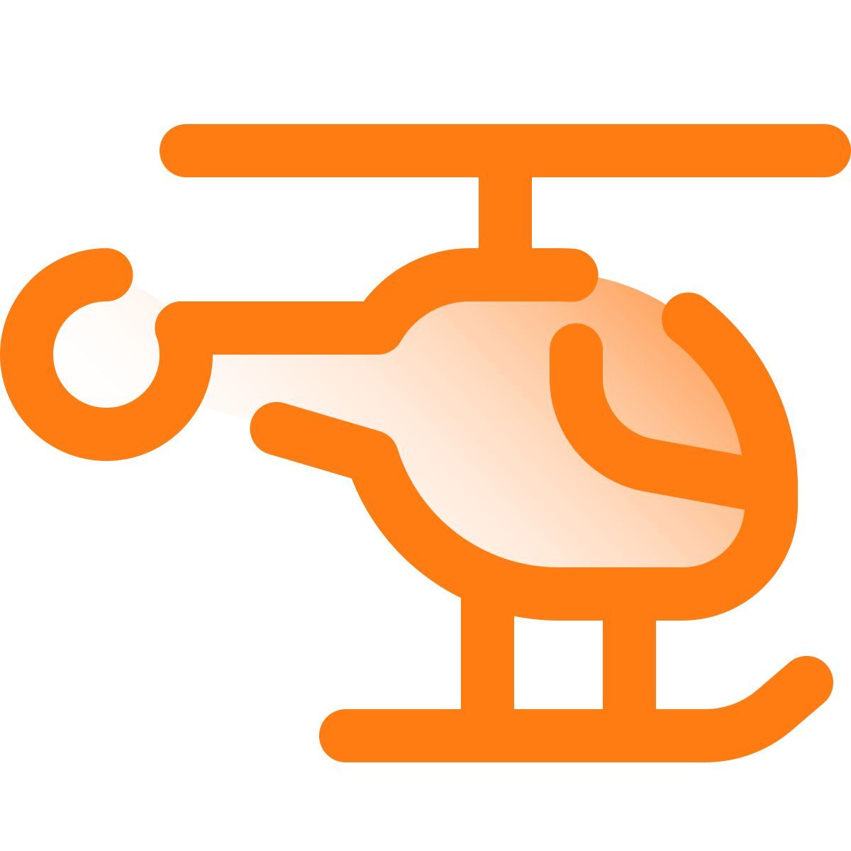 pulsar gradient style hélicoptère icon