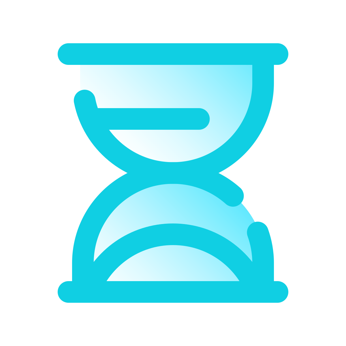 pulsar gradient style hourglass icon