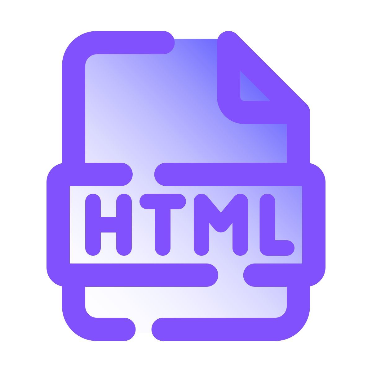 pulsar gradient style html icon
