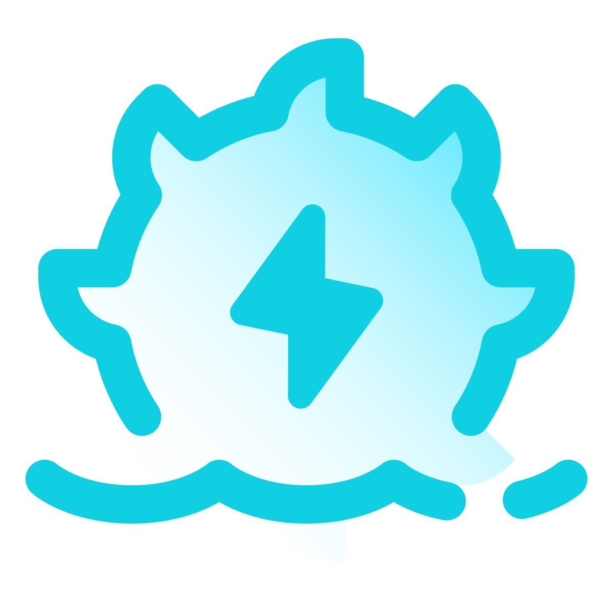 pulsar gradient style 水电 icon