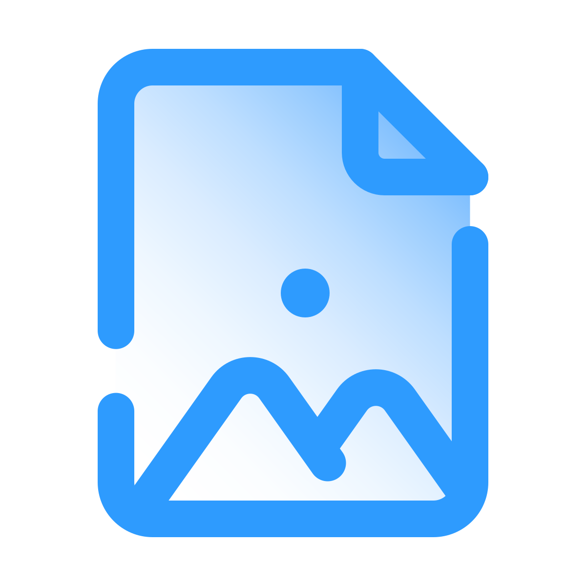 pulsar gradient style image file icon
