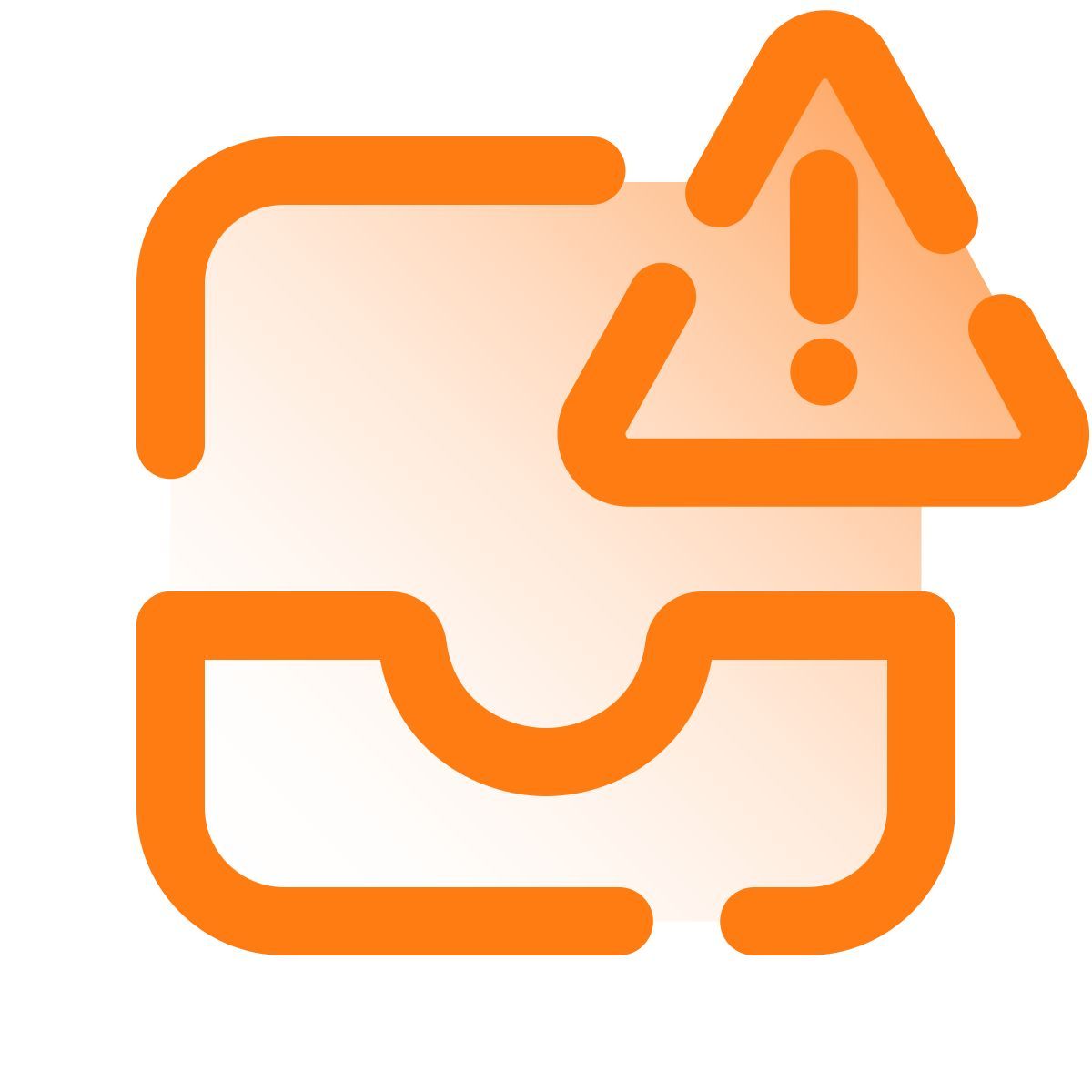 pulsar gradient style boîte de réception icon