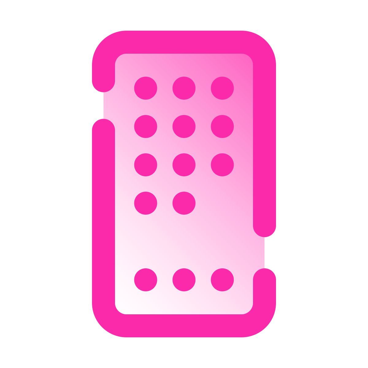 pulsar gradient style thèmes ios icon