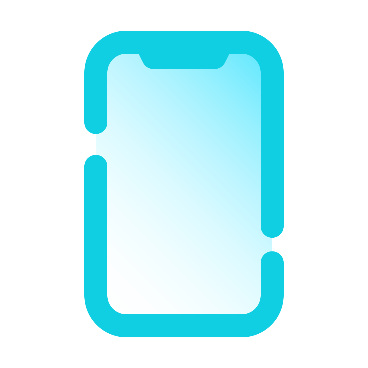 pulsar gradient style iphone x icon