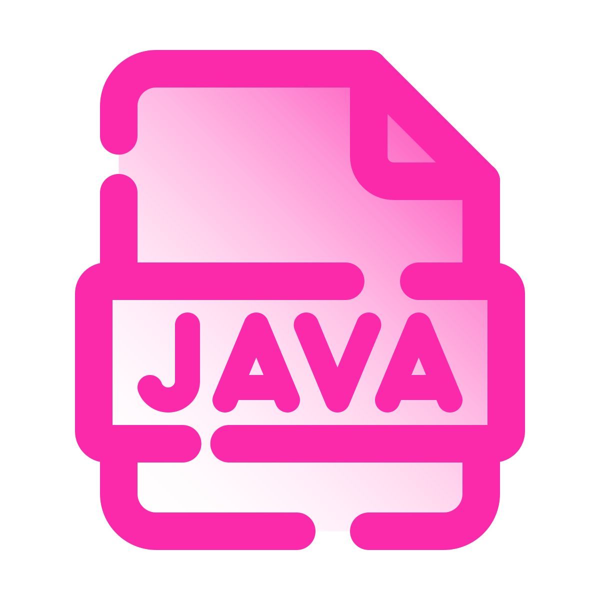 pulsar gradient style arquivos java icon