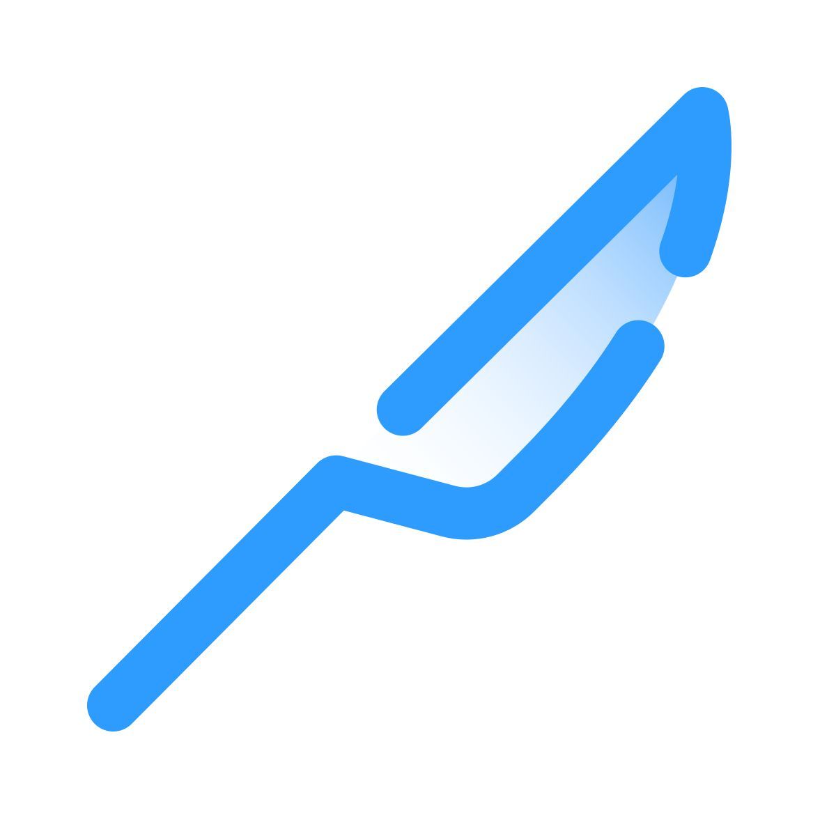 pulsar gradient style 칼 icon