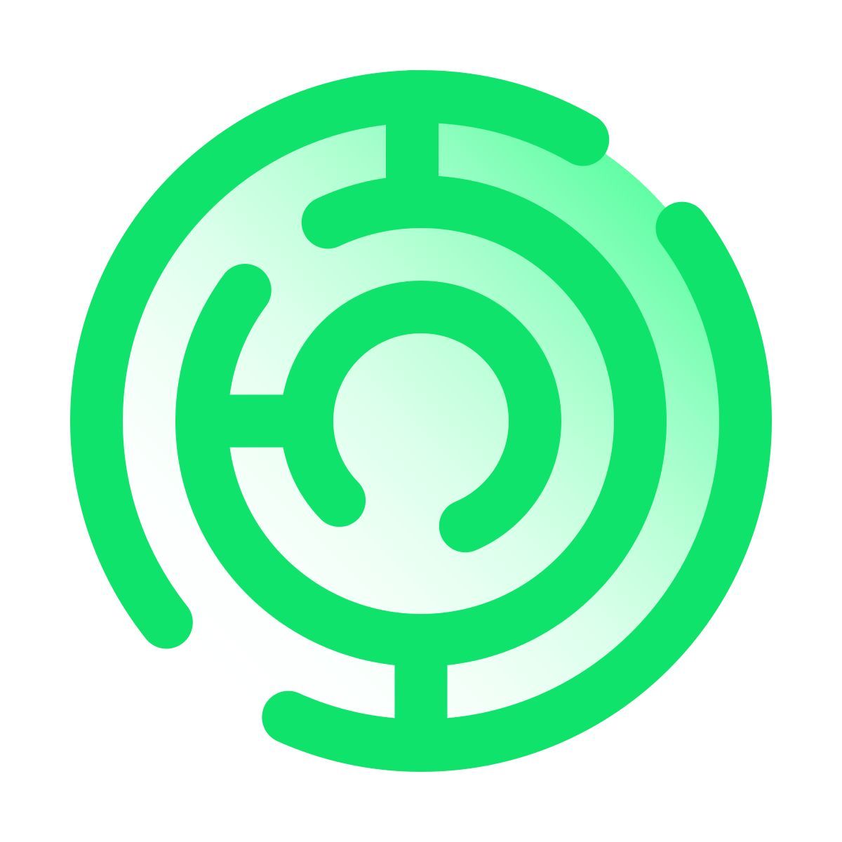 pulsar gradient style labyrinth icon