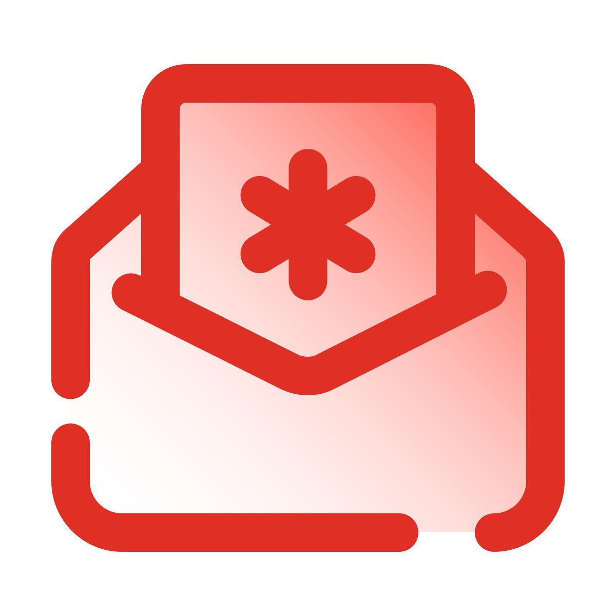 pulsar gradient style lettre de l&#39;hôpital icon