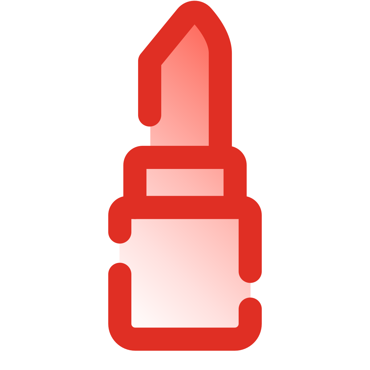 pulsar gradient style lipstick icon