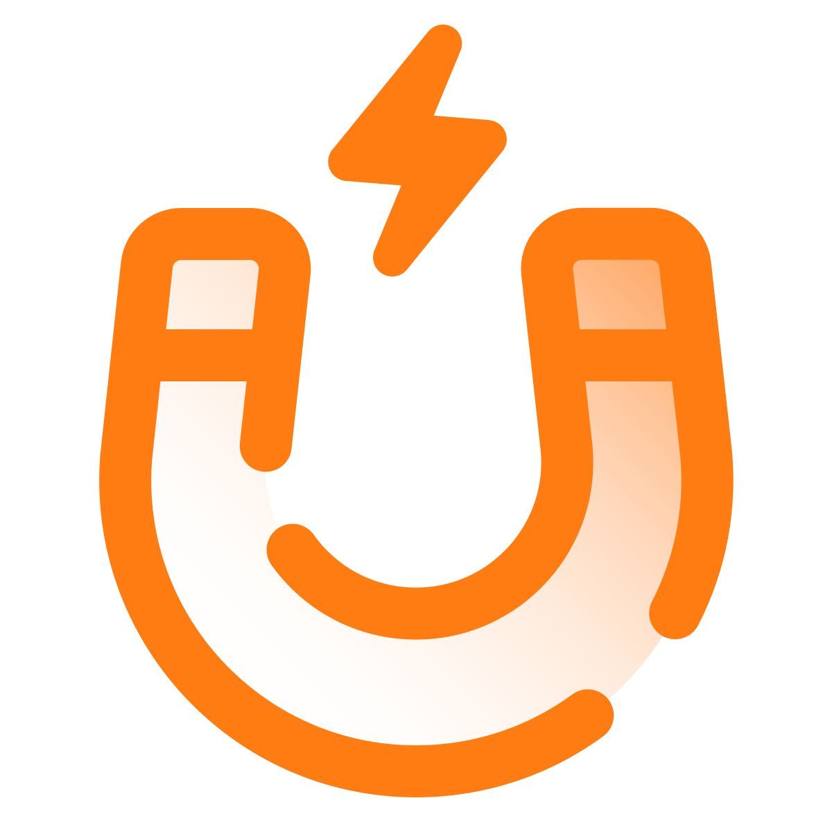 pulsar gradient style magnet icon