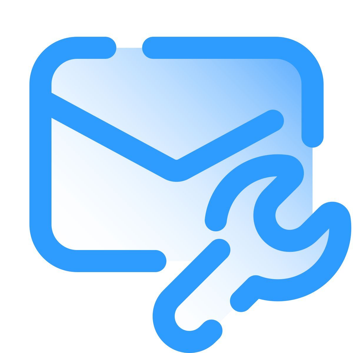 pulsar gradient style mail konfiguration icon