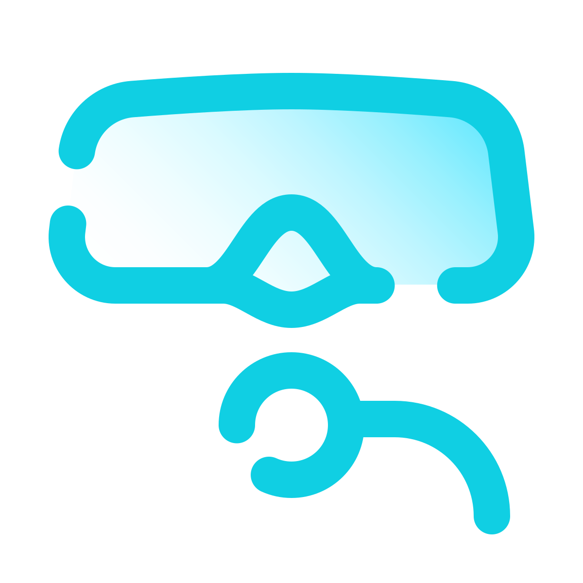 pulsar gradient style mask snorkel icon