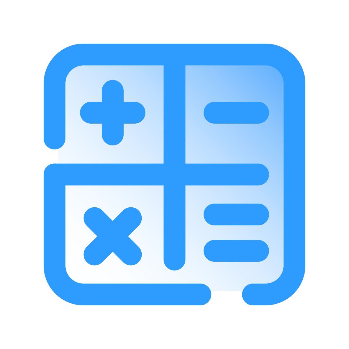 pulsar gradient style matemática icon