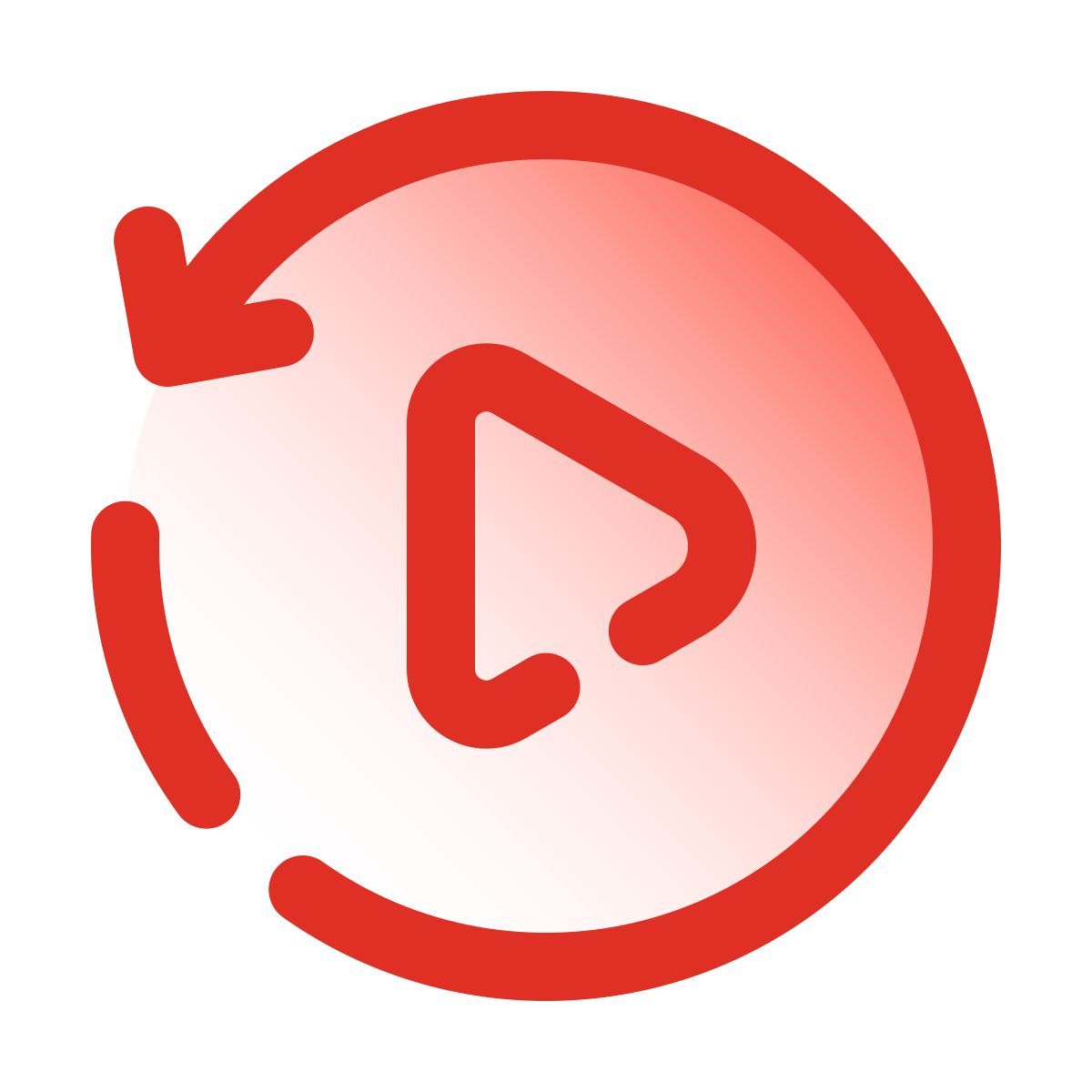 pulsar gradient style 重播 icon