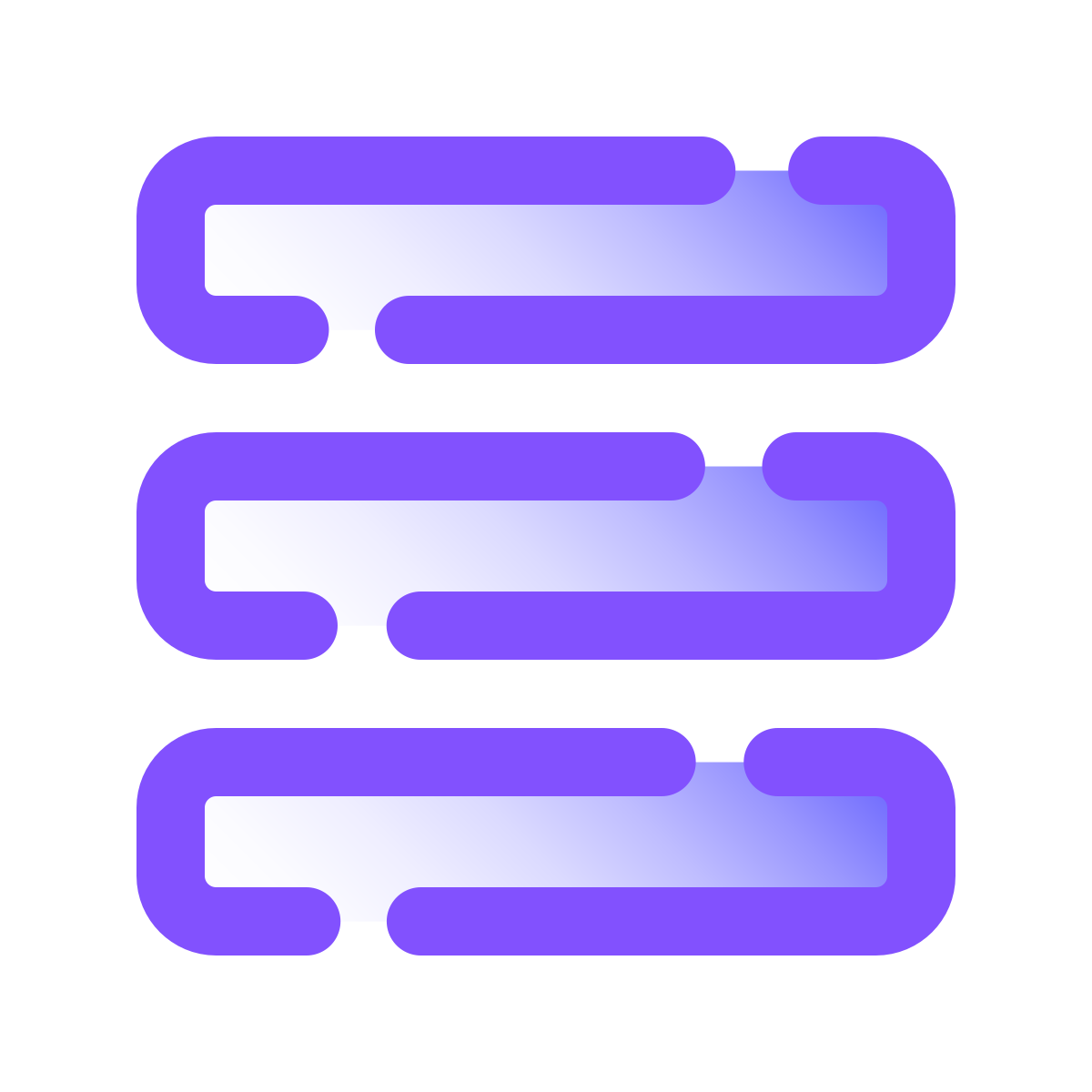 pulsar gradient style menu icon