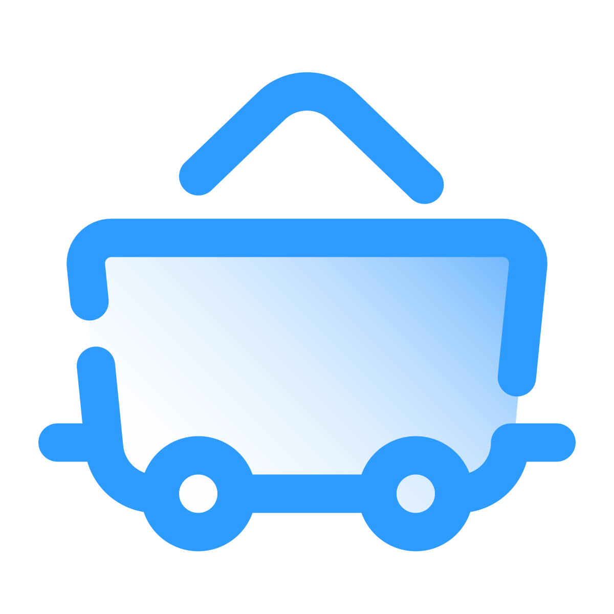 pulsar gradient style mine cart icon