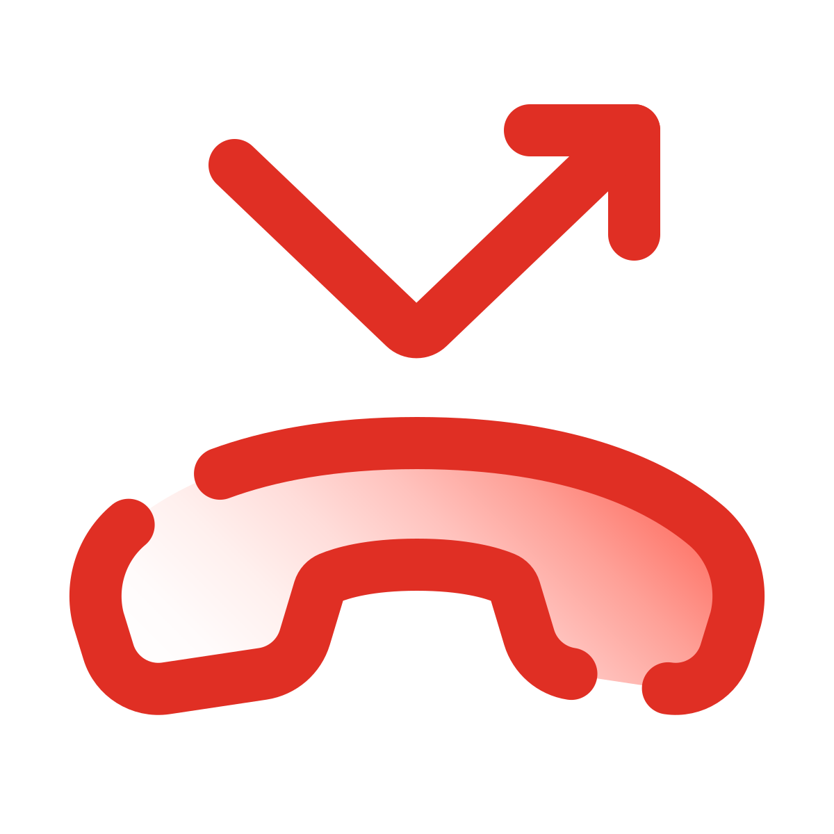 pulsar gradient style missed call icon