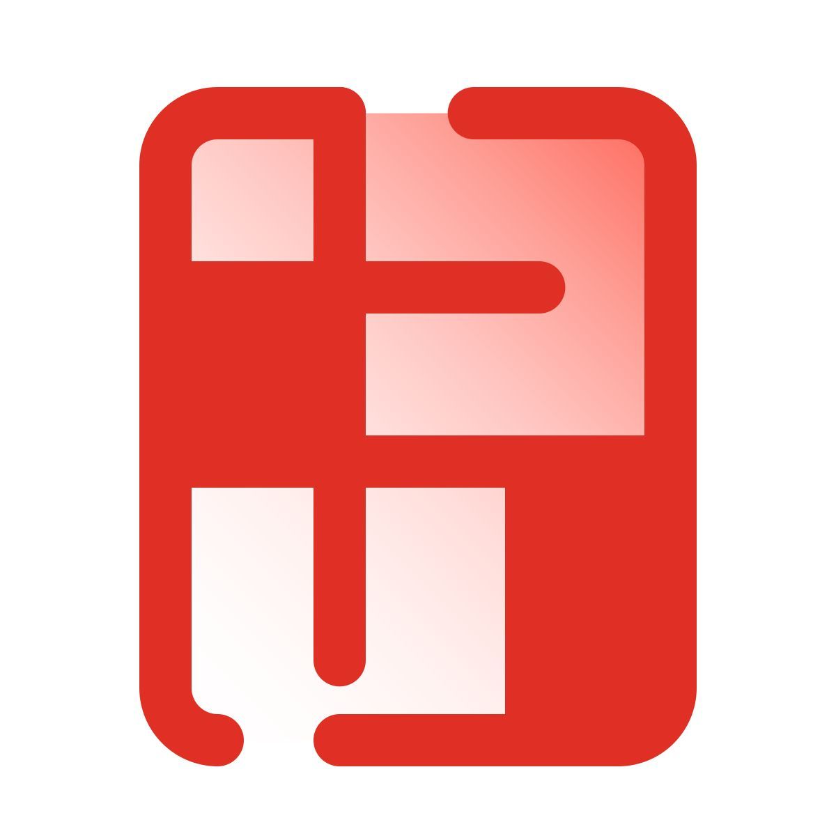 pulsar gradient style 현대 미술 icon