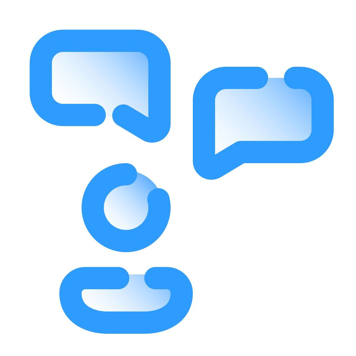 pulsar gradient style 多个消息 icon