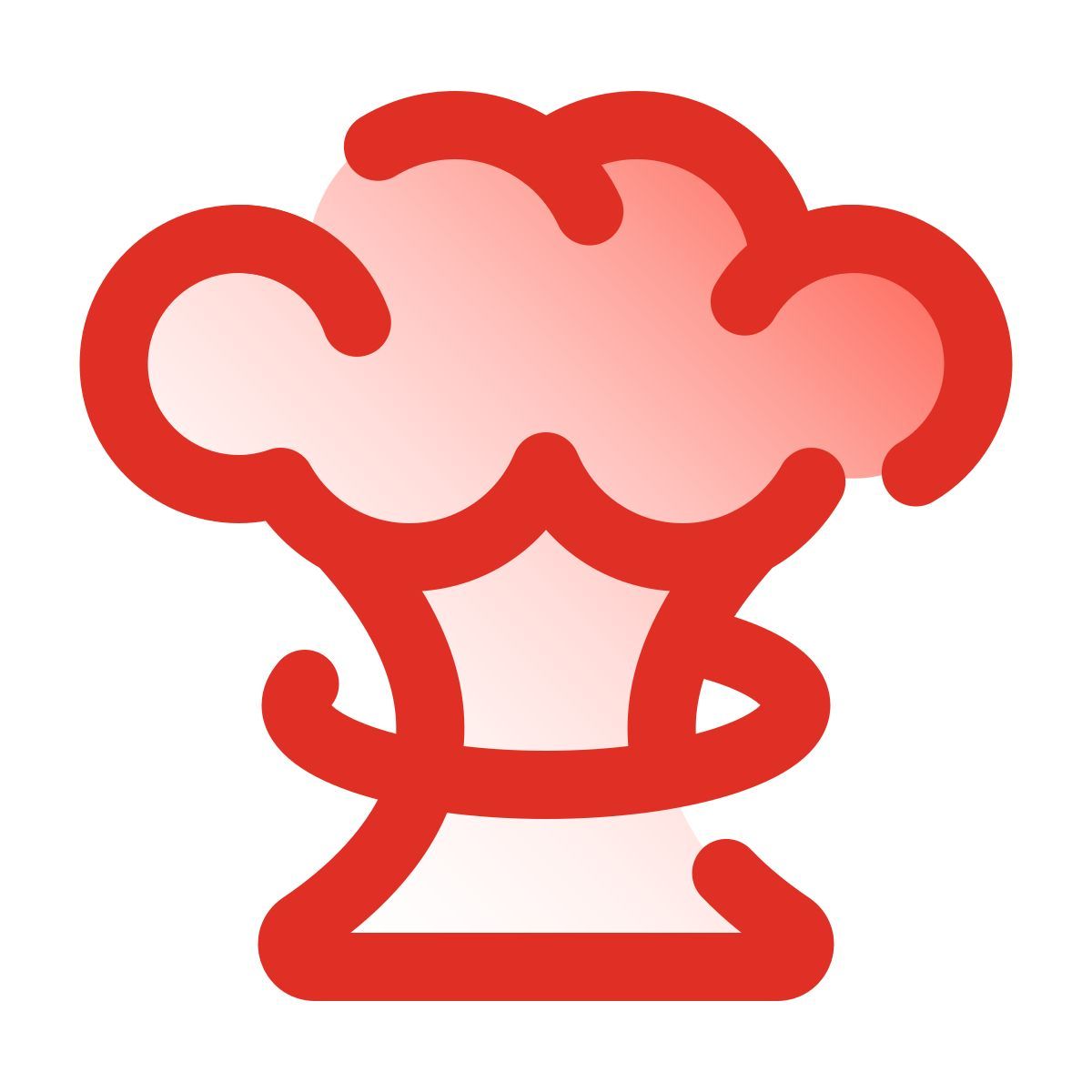 pulsar gradient style champignon atomique icon