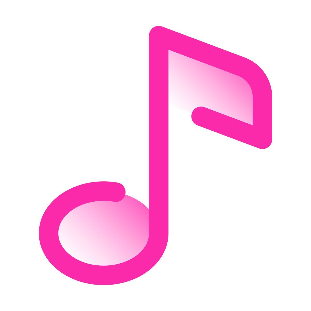 pulsar gradient style música icon