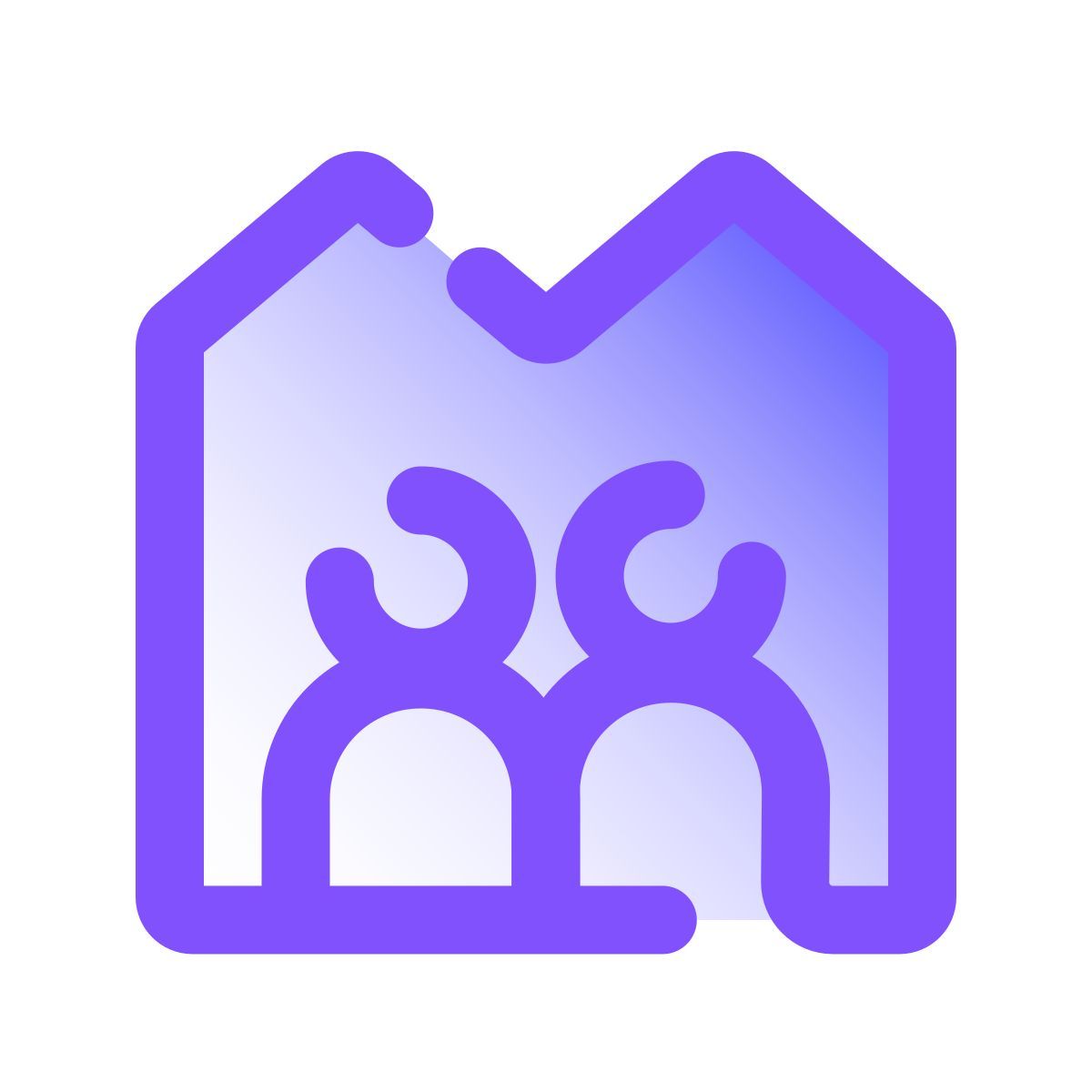 pulsar gradient style neighbour icon