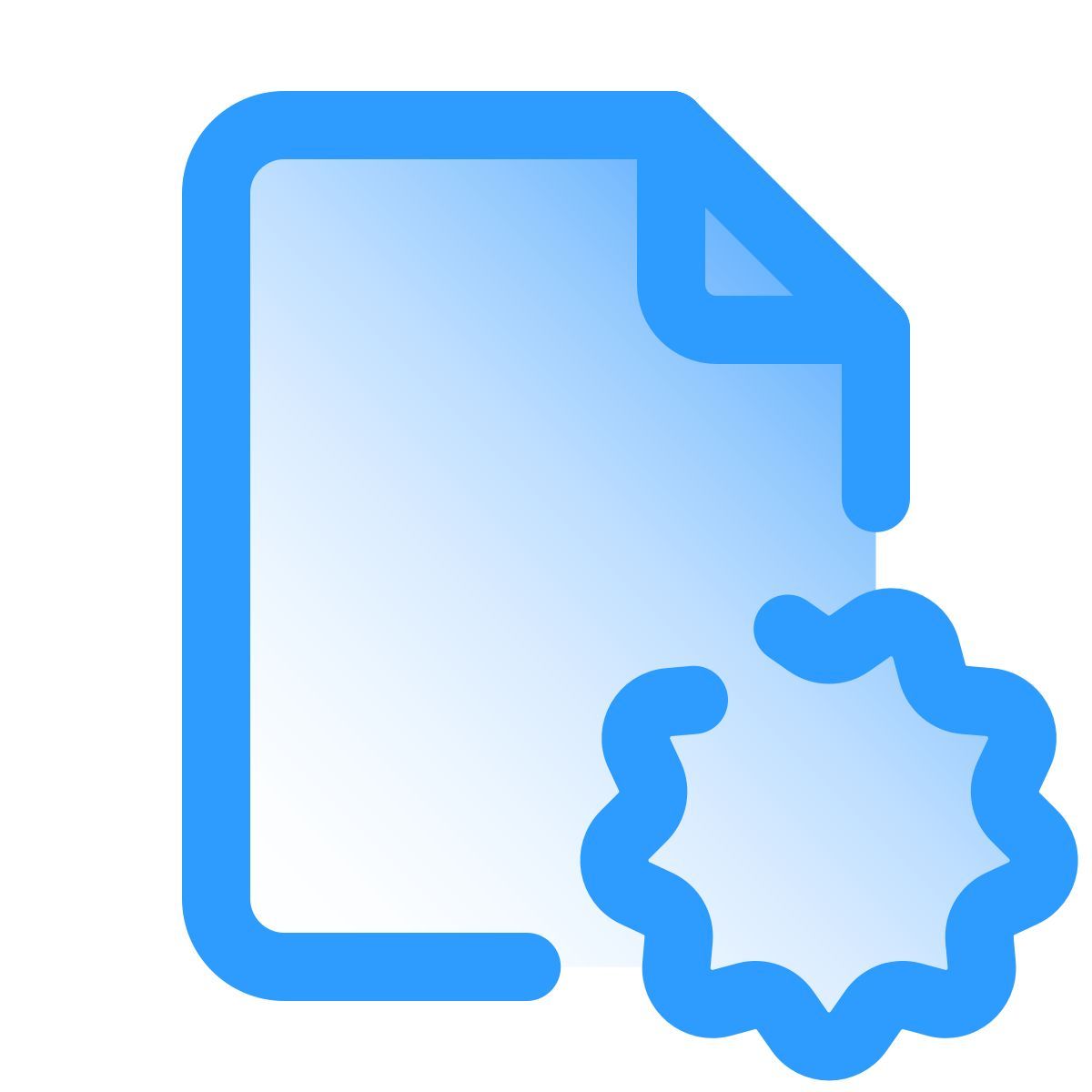 pulsar gradient style new file icon