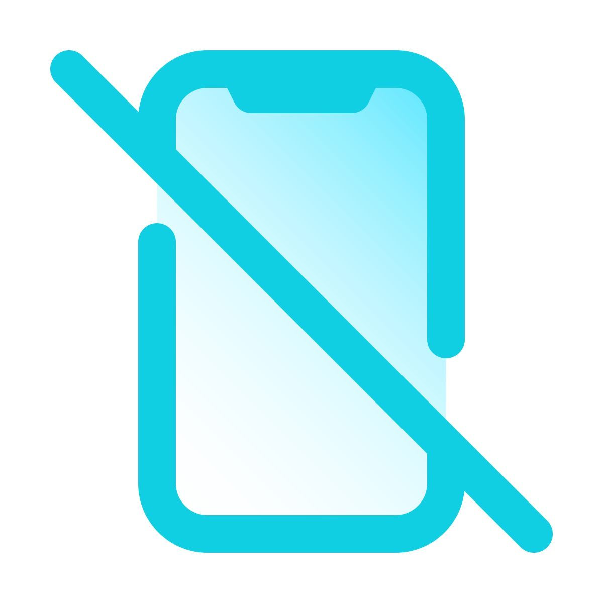 pulsar gradient style no dispositivi mobili icon