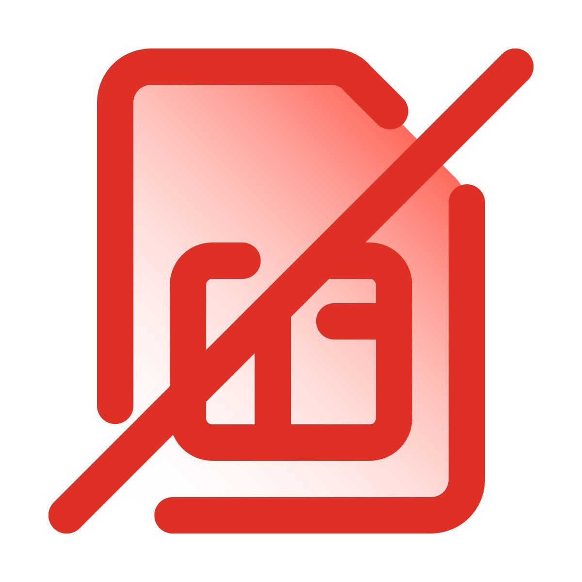 pulsar gradient style keine sim karte icon