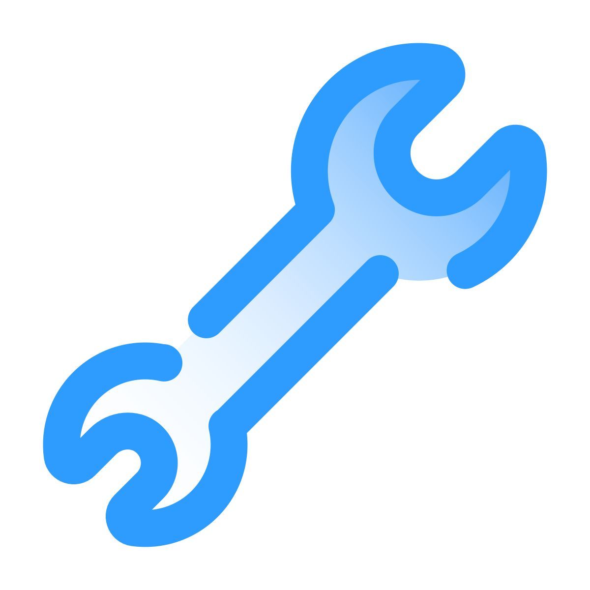 pulsar gradient style open end wrench icon