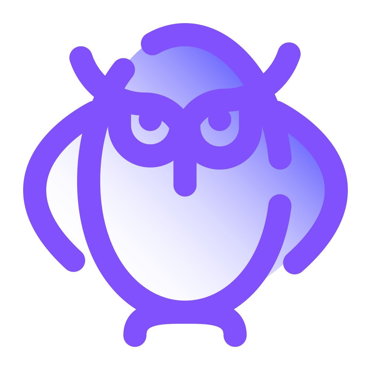 pulsar gradient style 猫头鹰 icon