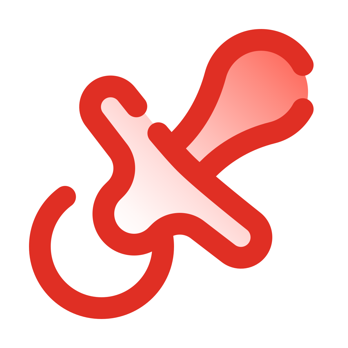 pulsar gradient style pacifier icon