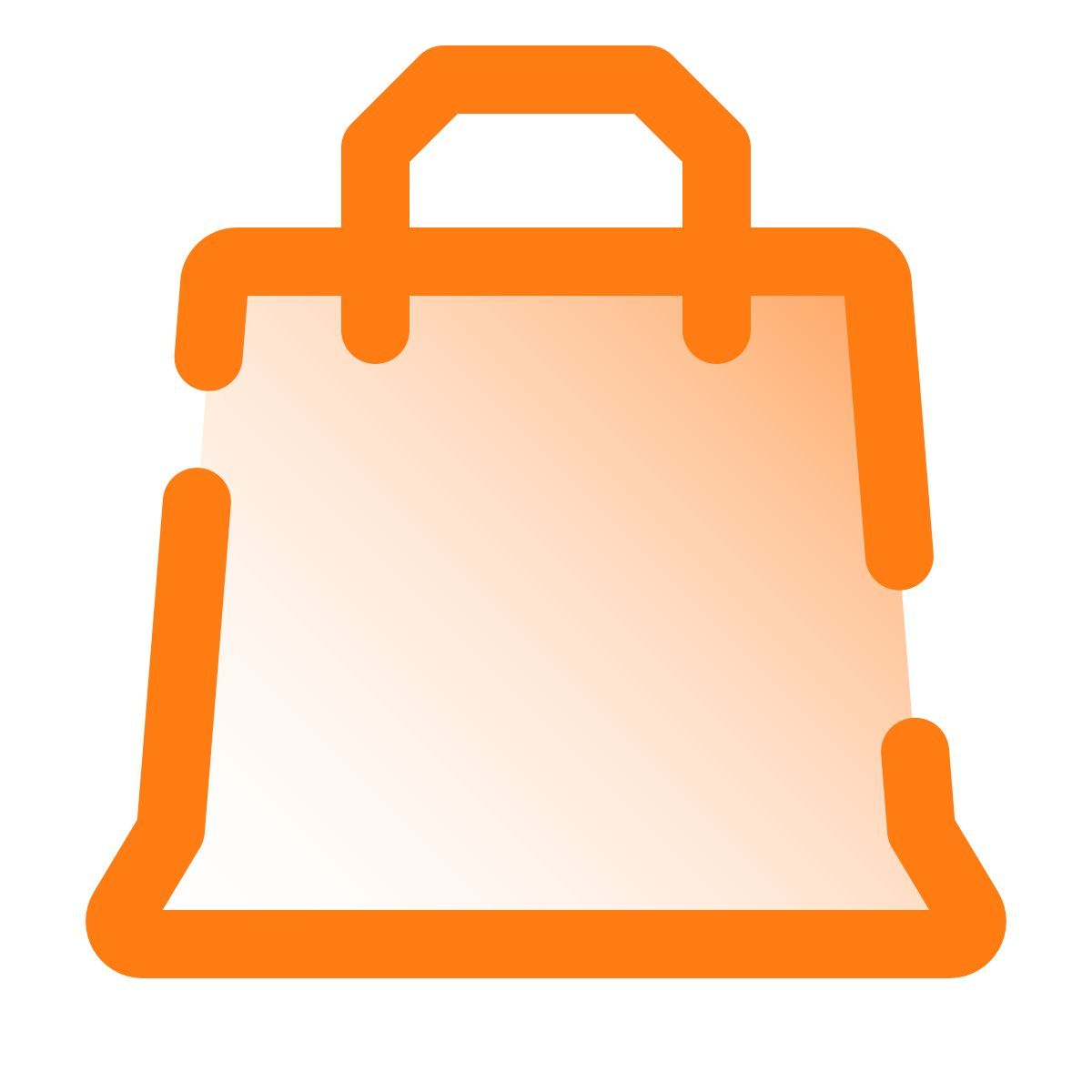 pulsar gradient style paper bag icon