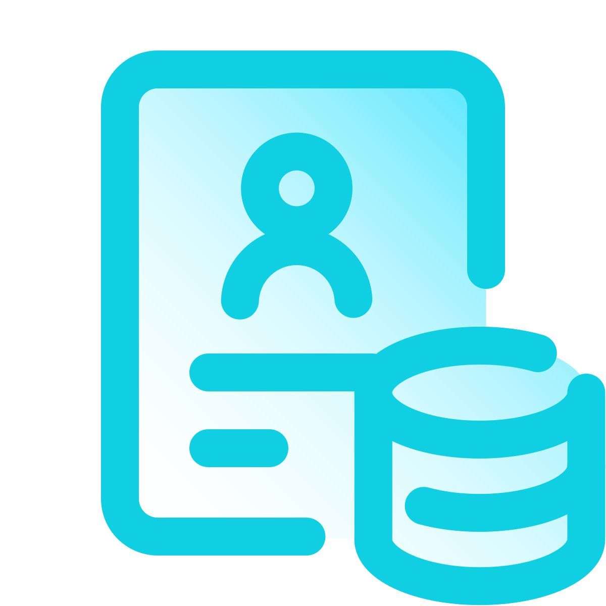 pulsar gradient style lebenslauf analysieren icon