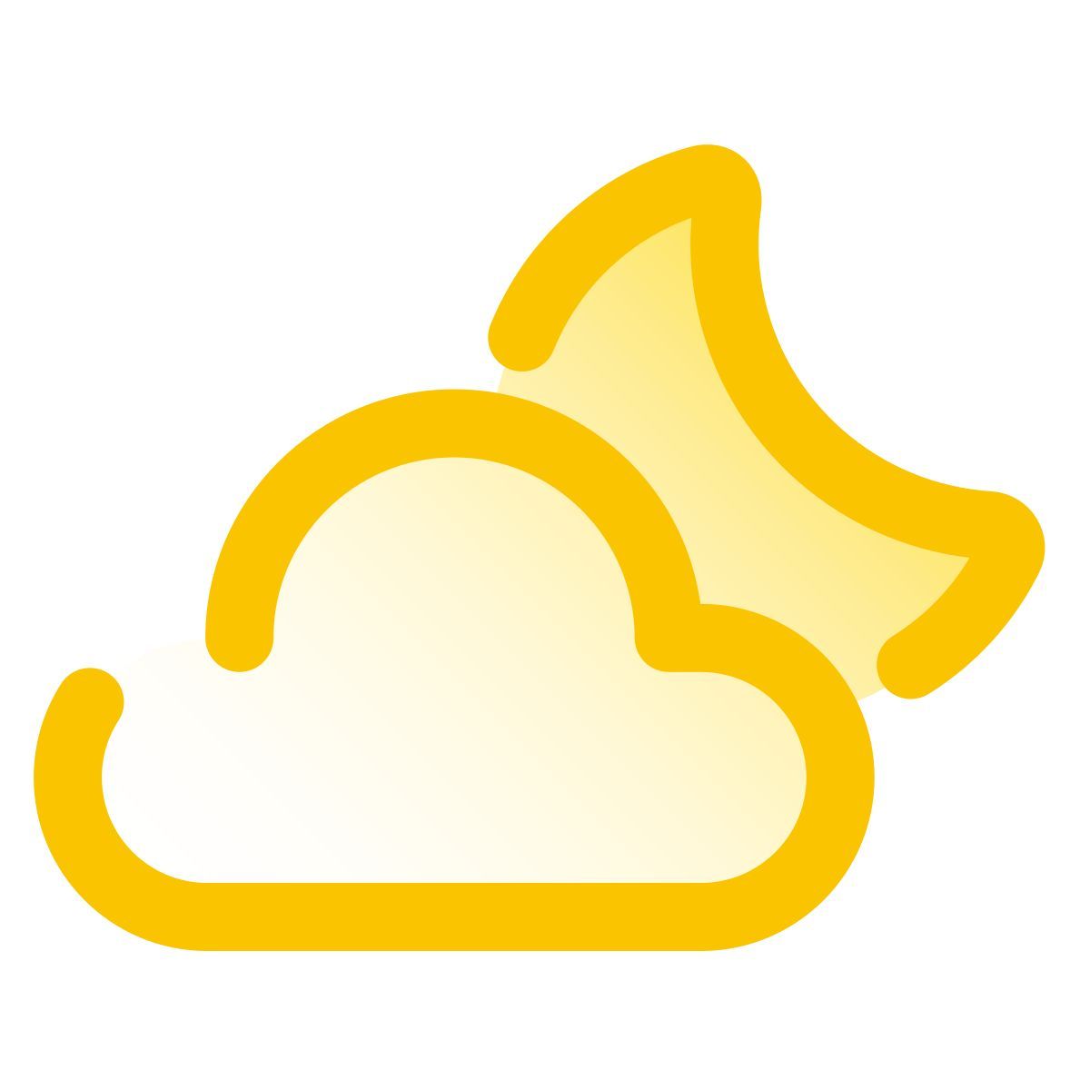 pulsar gradient style night icon