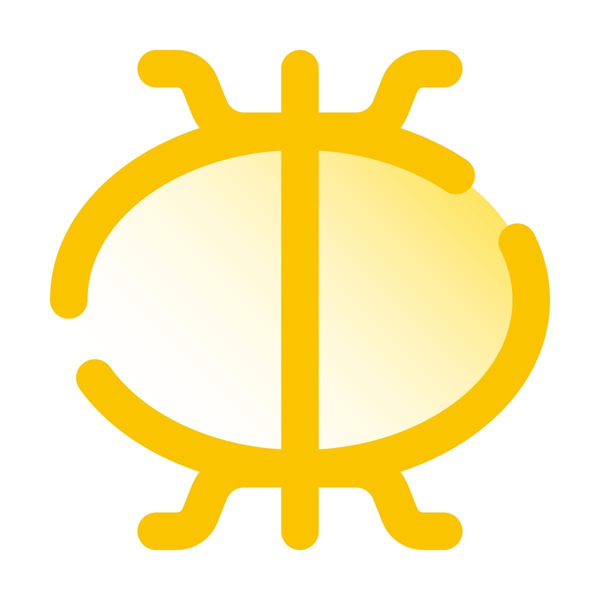 pulsar gradient style simbolo di perseveranza icon