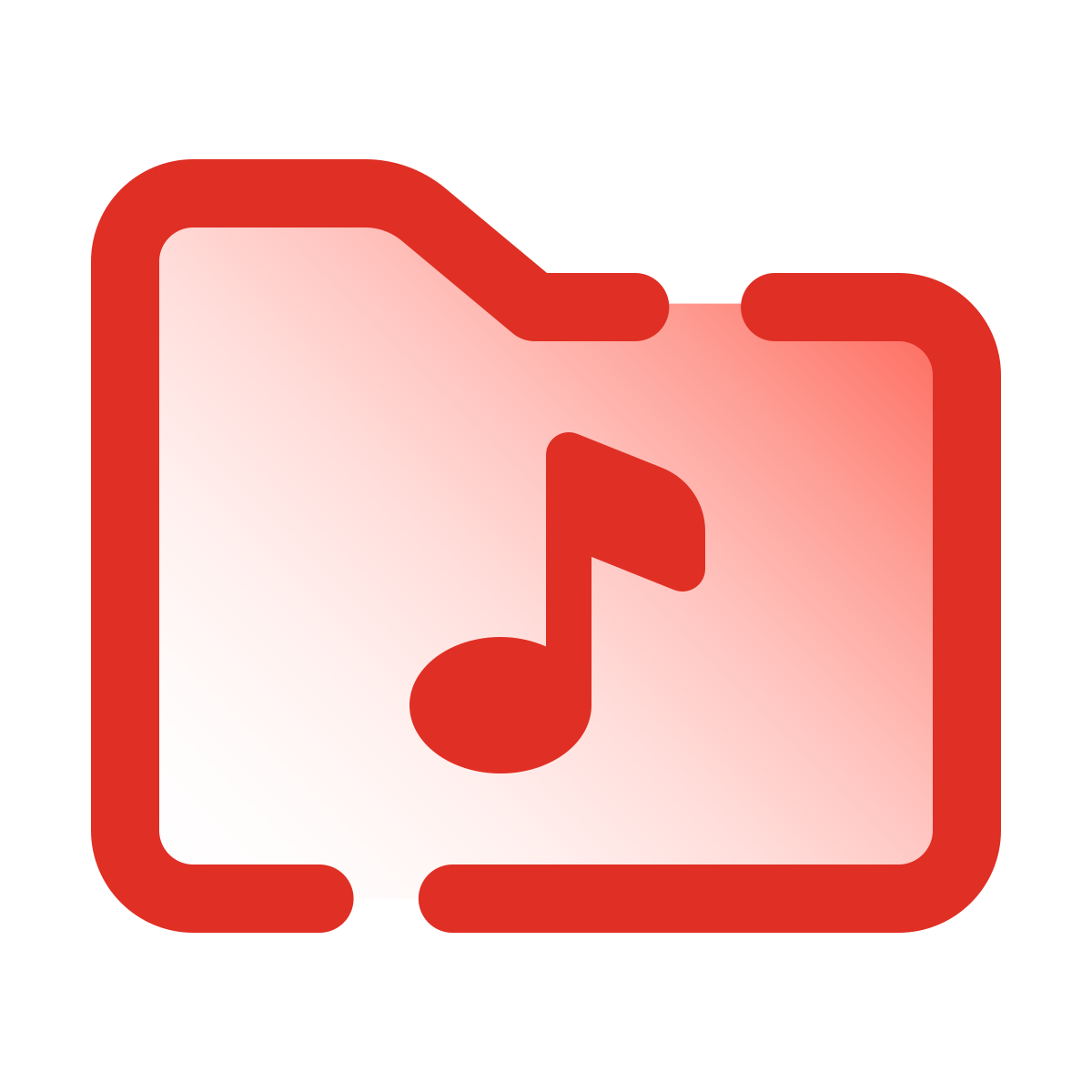 pulsar gradient style photos folder icon